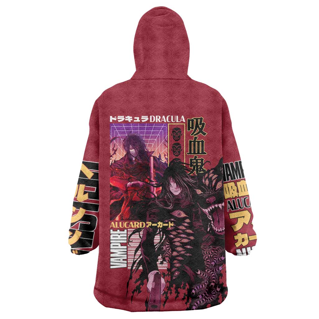 Alucard Hellsing Wearable Blanket Hoodie Anime Style
