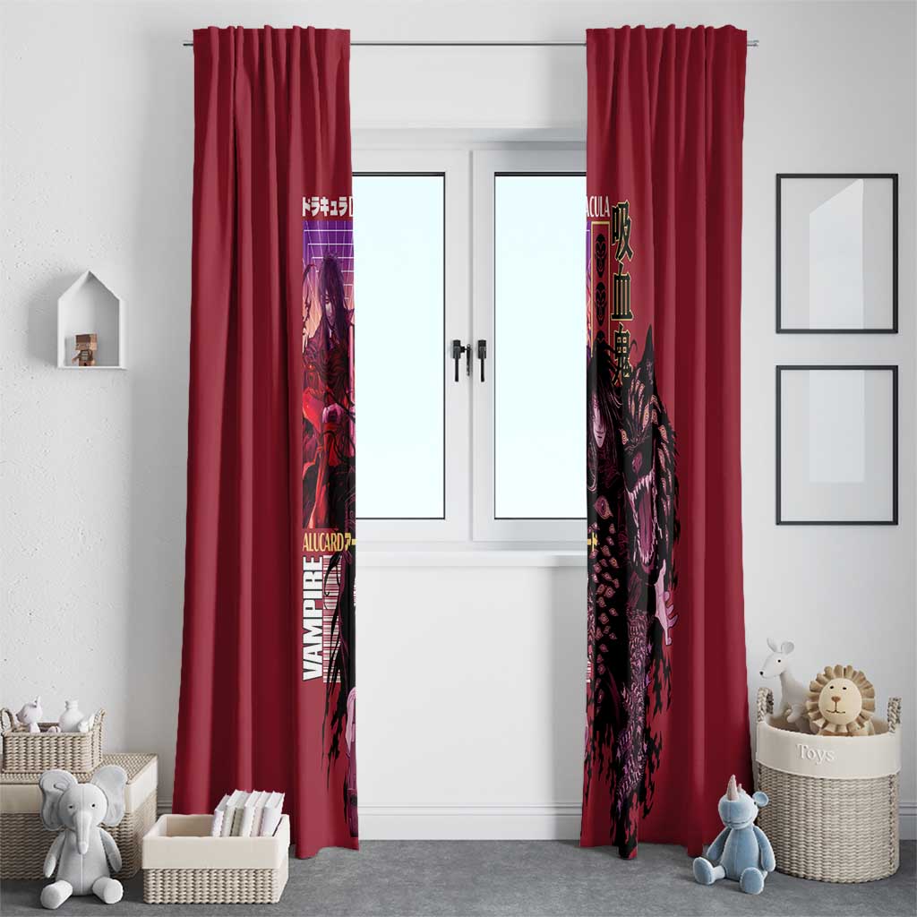 Alucard Hellsing Window Curtain Anime Style