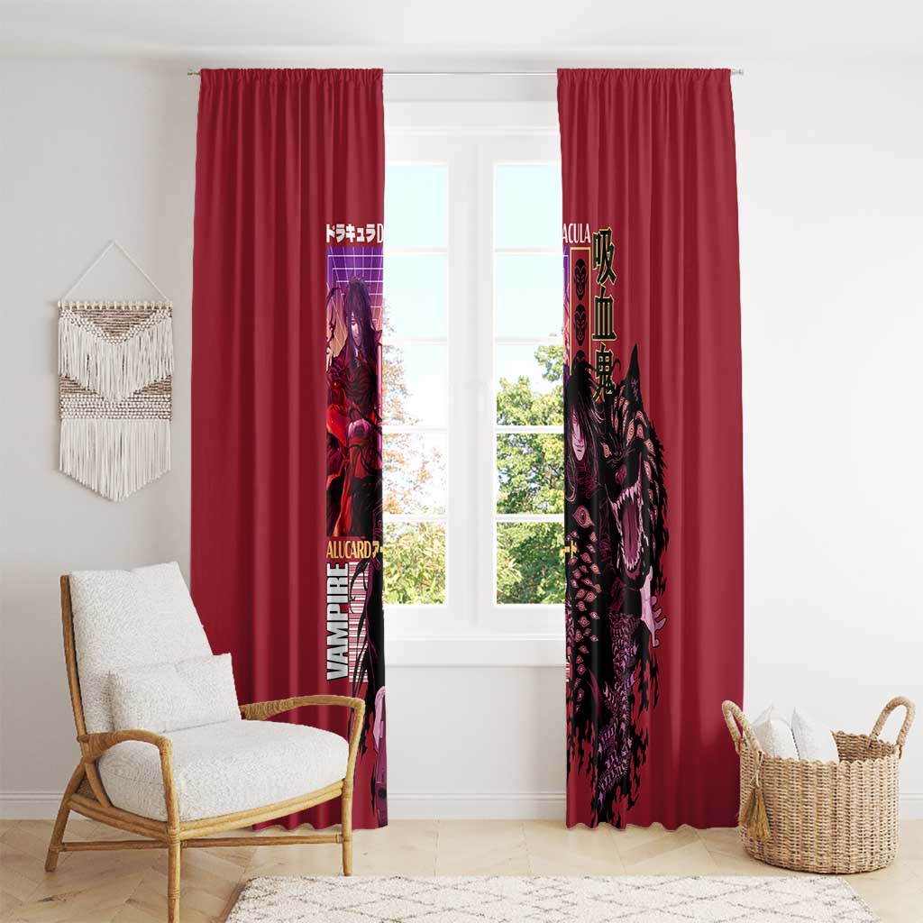 Alucard Hellsing Window Curtain Anime Style