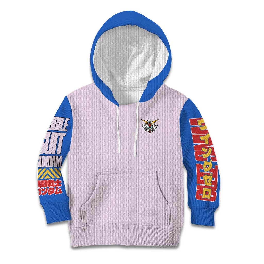 Heero Yuya x Wing Zero Gundam Wing Endless Waltz Kid Hoodie Anime Style