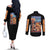 Charizard Poke Couples Matching Off The Shoulder Long Sleeve Dress and Long Sleeve Button Shirt Anime Style