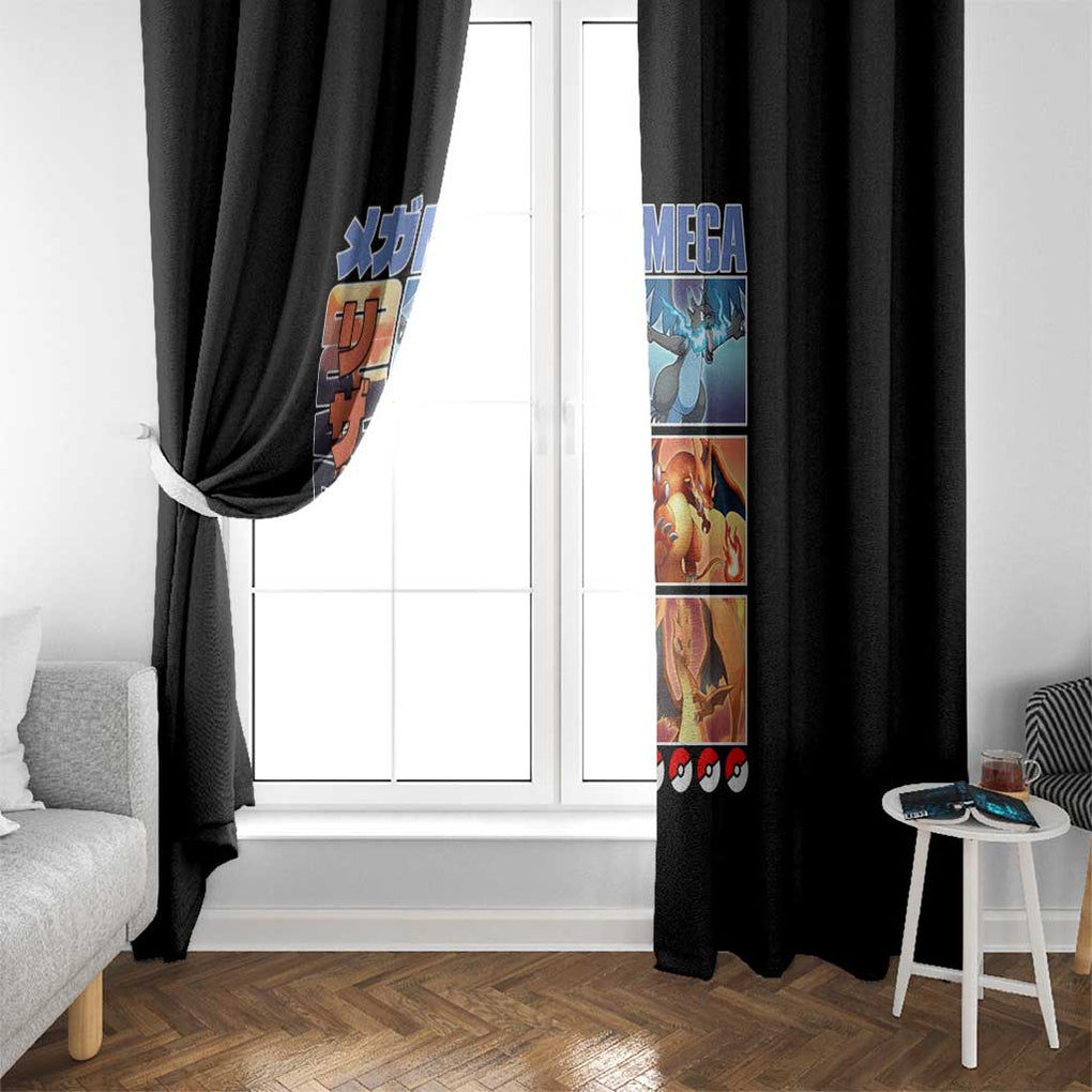 Charizard Poke Window Curtain Anime Style