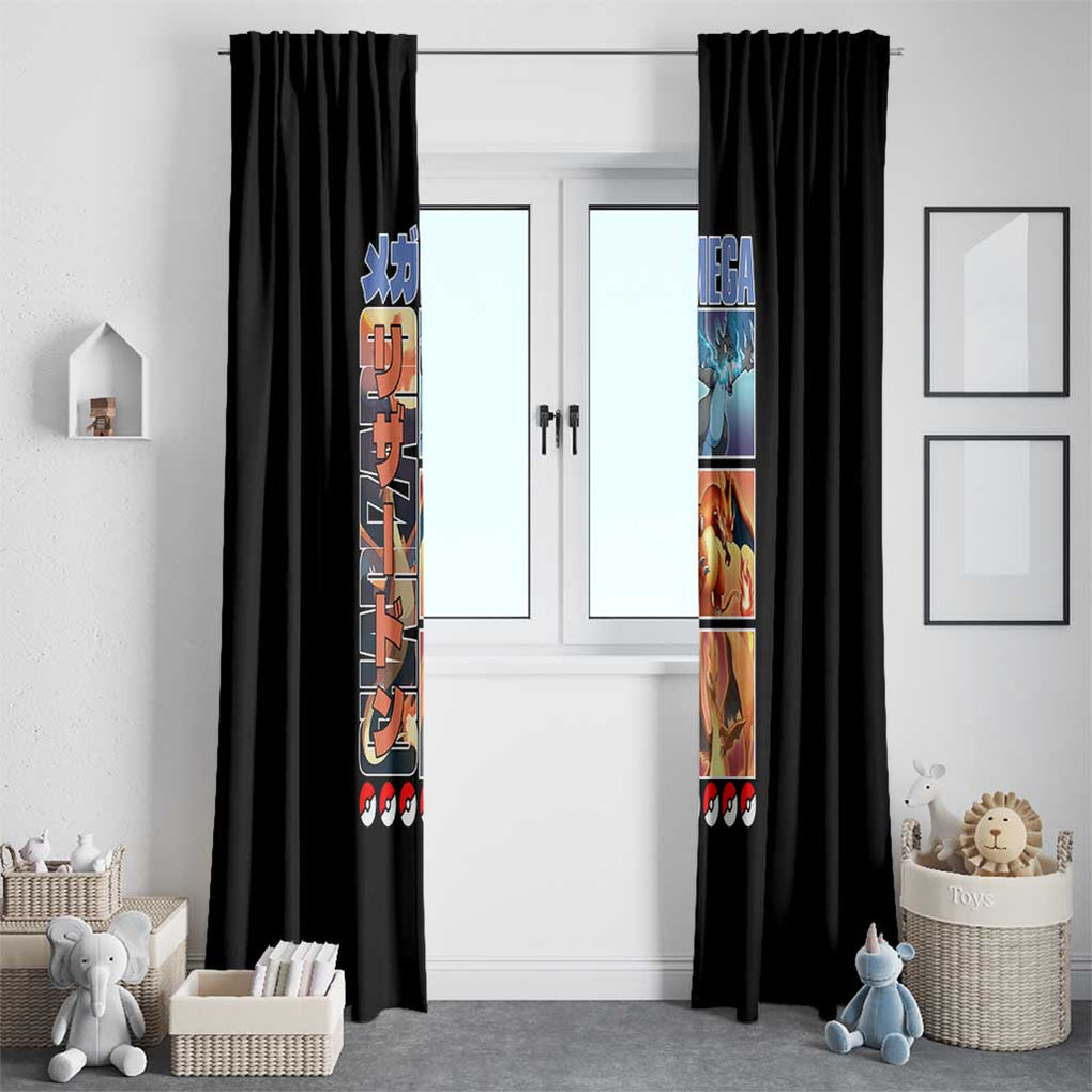 Charizard Poke Window Curtain Anime Style