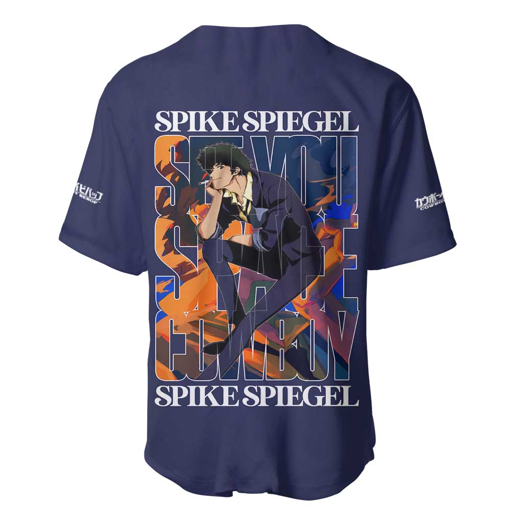 Spike Spiegel Cowboy Bebop Baseball Jersey Japan Anime Style TS04