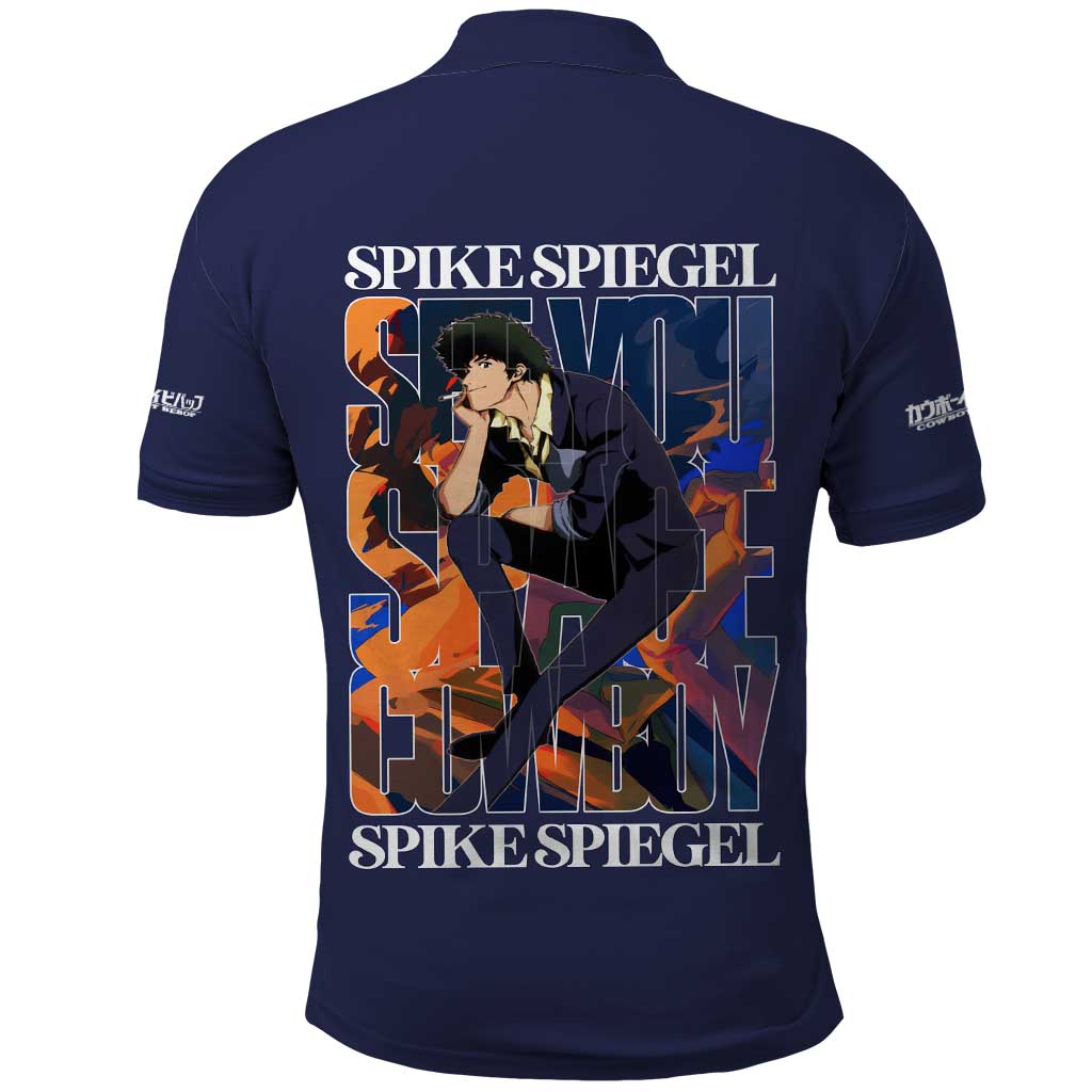 Spike Spiegel Cowboy Bebop Polo Shirt Japan Anime Style TS04