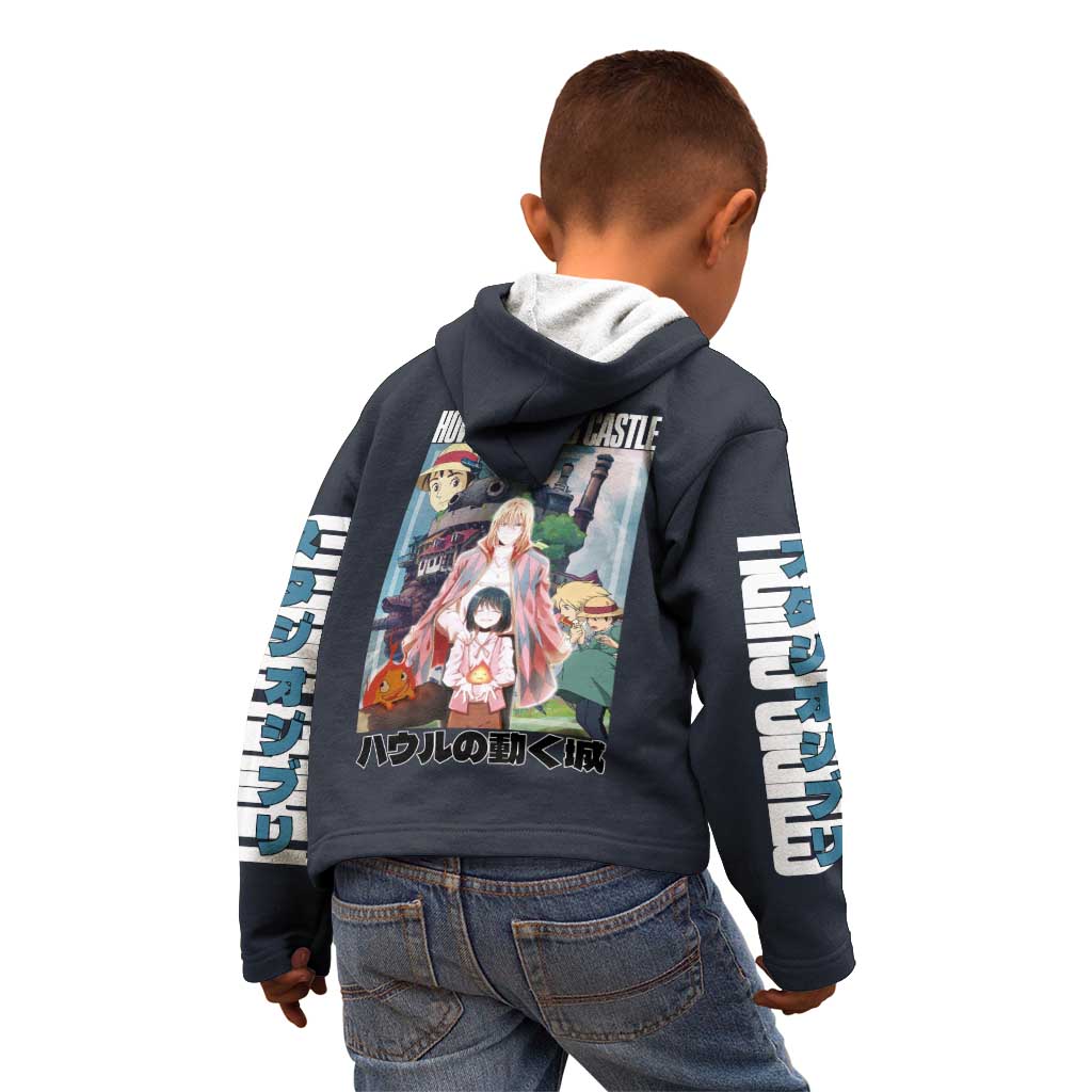 Howl’s Moving Castle Studio Ghibli Kid Hoodie Anime Style