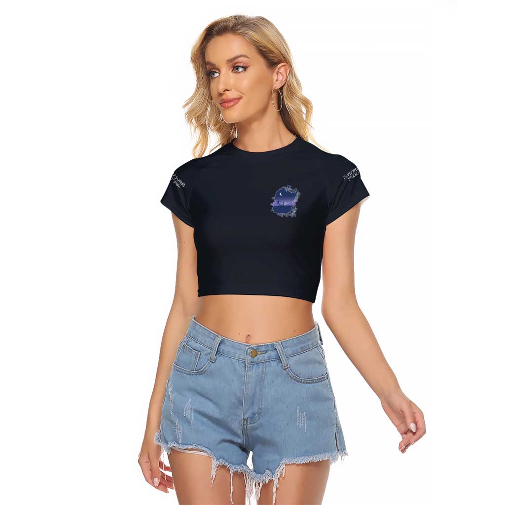 Howl’s Moving Castle Studio Ghibli Raglan Cropped T Shirt Anime Style