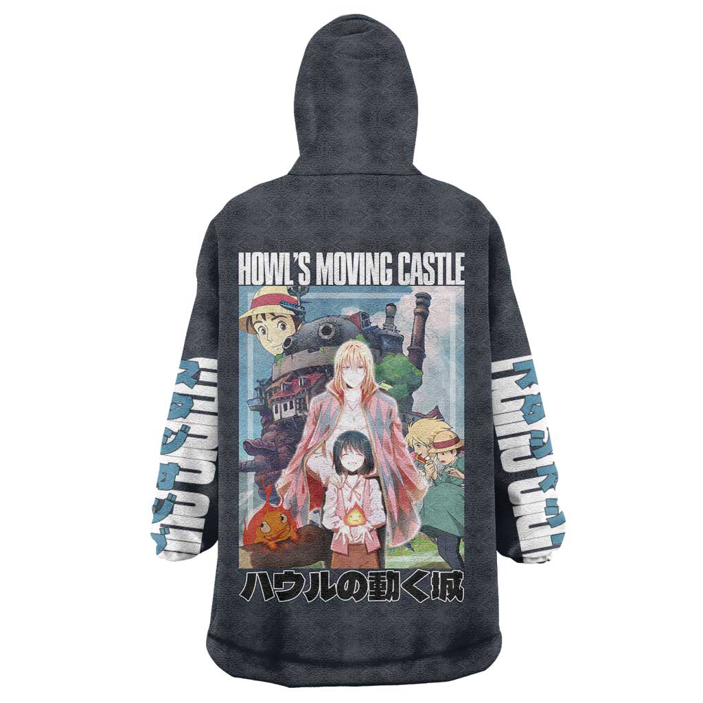 Howl’s Moving Castle Studio Ghibli Wearable Blanket Hoodie Anime Style