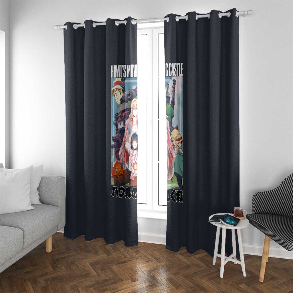 Howl’s Moving Castle Studio Ghibli Window Curtain Anime Style