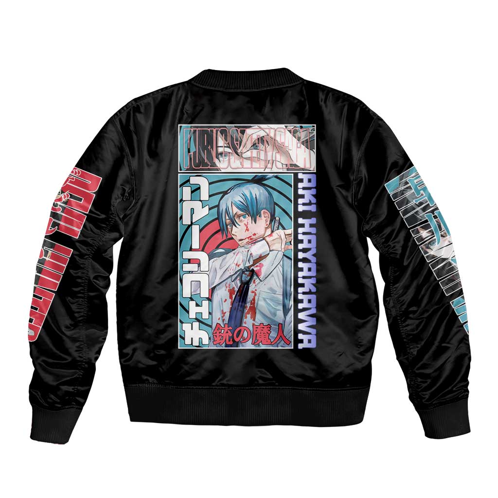 Aki Hayakawa -  Chainsaw Man Bomber Jacket Japan Anime Style TS04