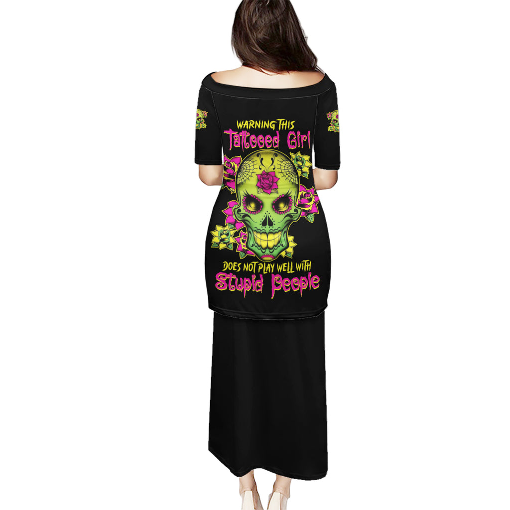 warning-this-tattooed-girl-flower-sugar-skull-puletasi