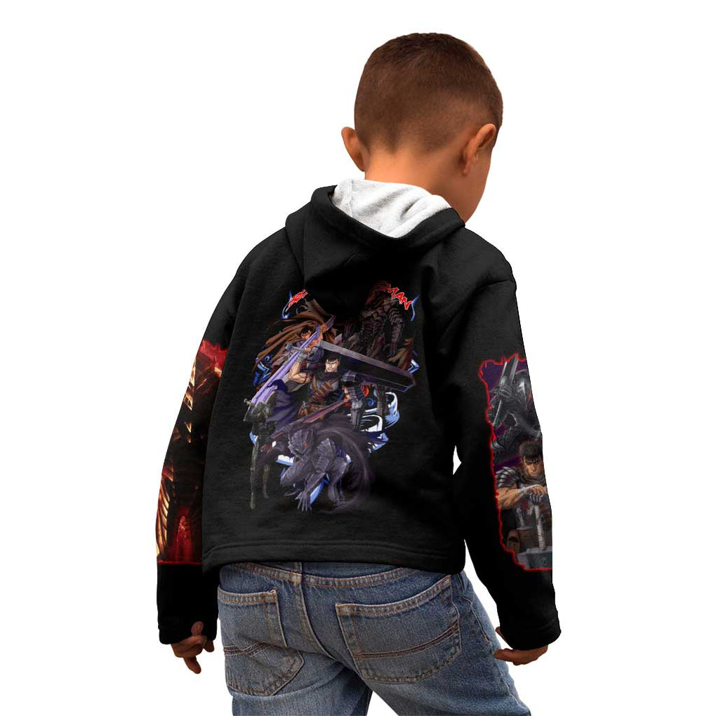 Guts V4 Berserk Kid Hoodie Anime Style