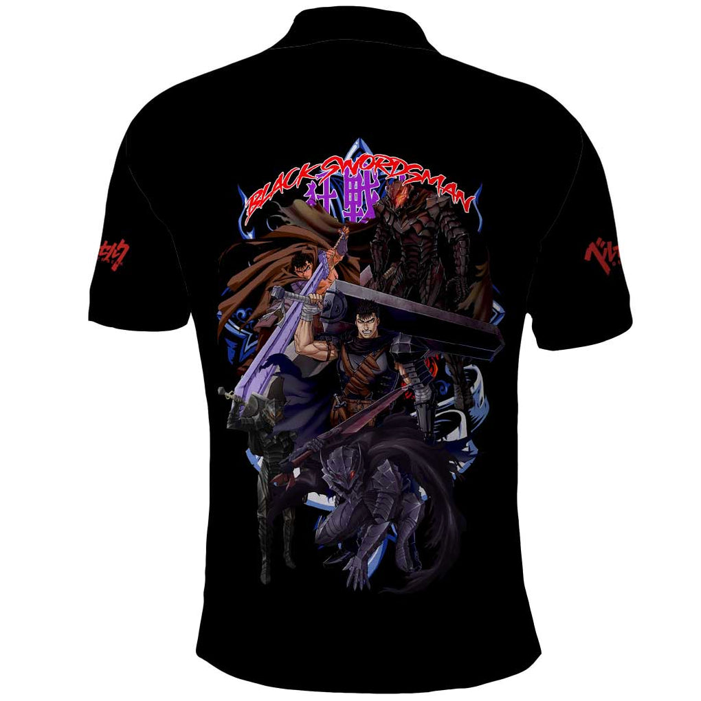 Guts V4 Berserk Polo Shirt Anime Style