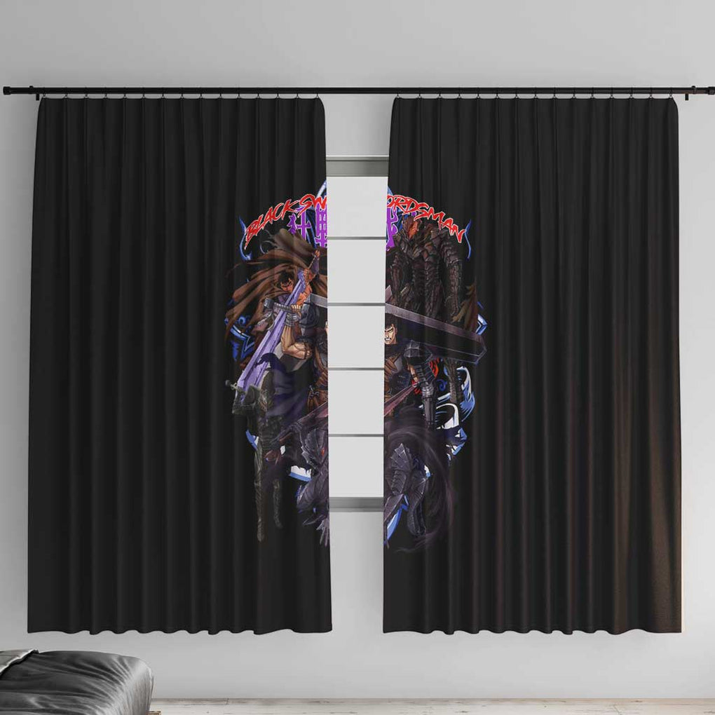 Guts V4 Berserk Window Curtain Anime Style