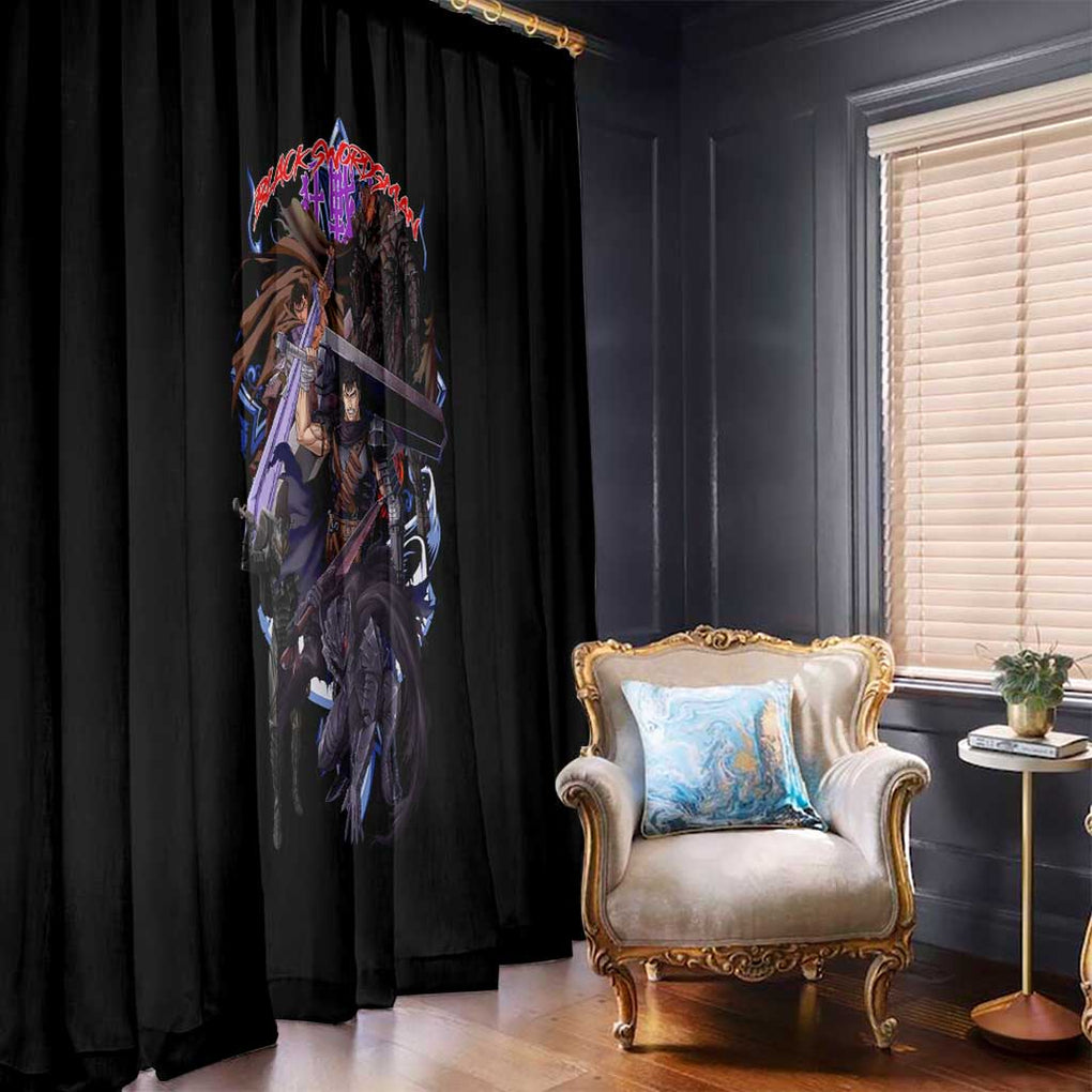 Guts V4 Berserk Window Curtain Anime Style