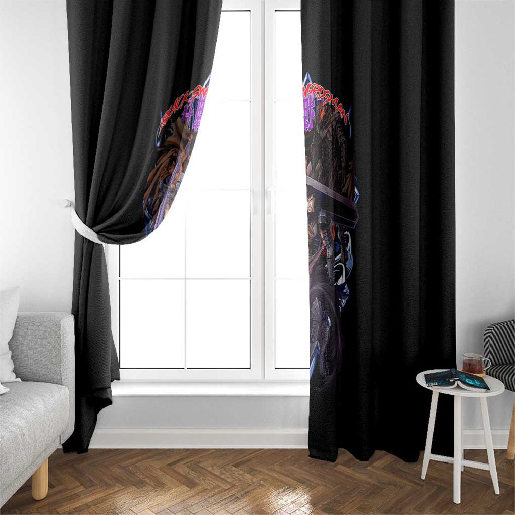 Guts V4 Berserk Window Curtain Anime Style