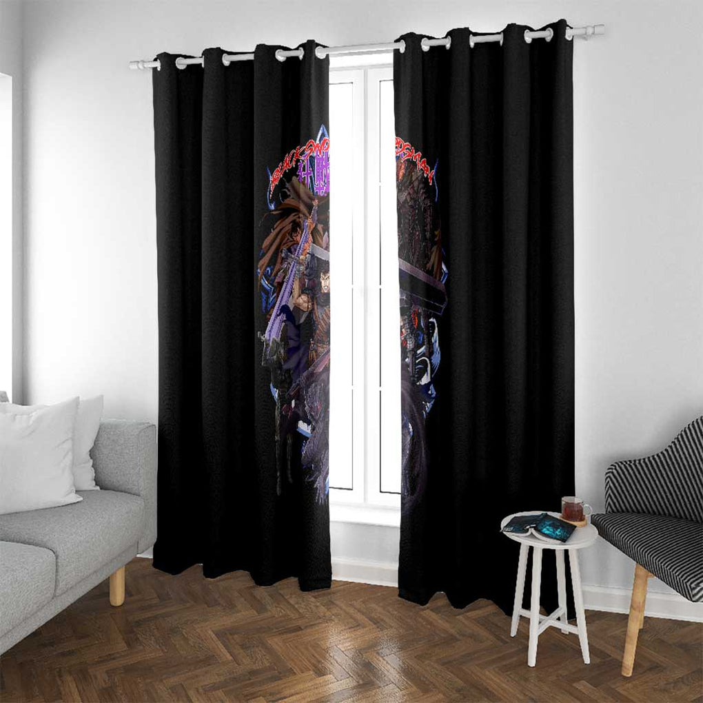 Guts V4 Berserk Window Curtain Anime Style