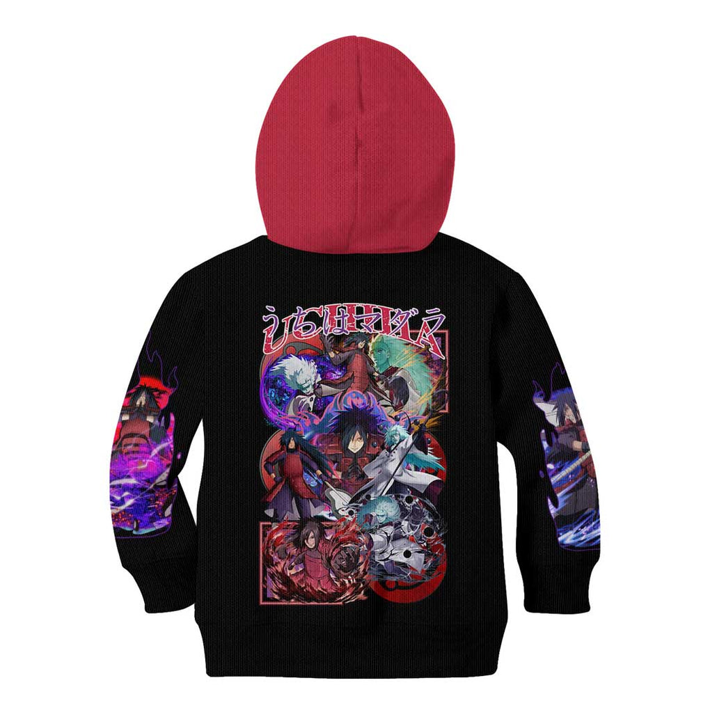 Uchiha Madara V3 Naruto Kid Hoodie Anime Style