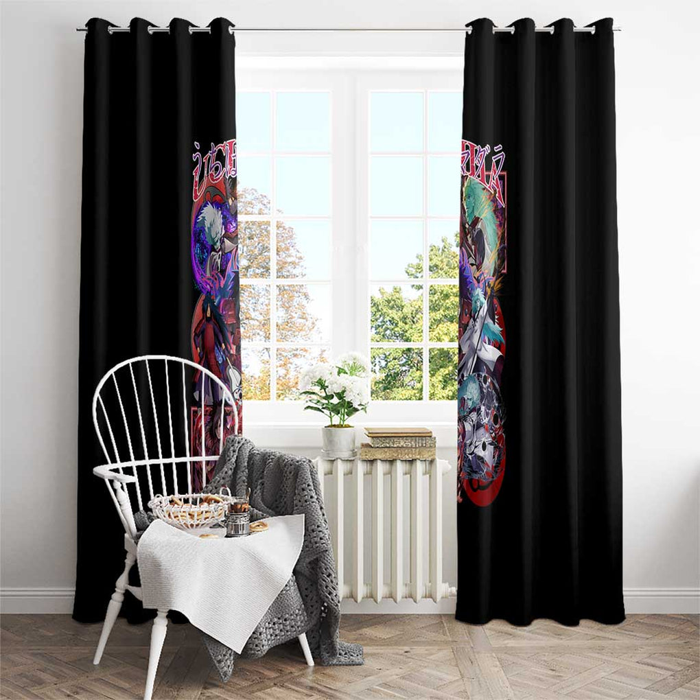 Uchiha Madara V3 Naruto Window Curtain Anime Style