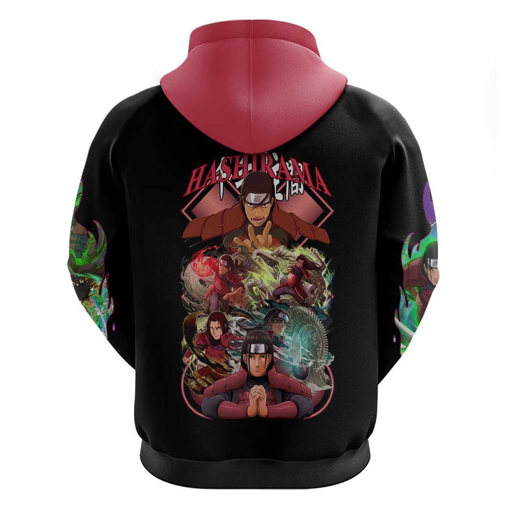 Hashirama Senju V3 Naruto Hoodie Anime Style