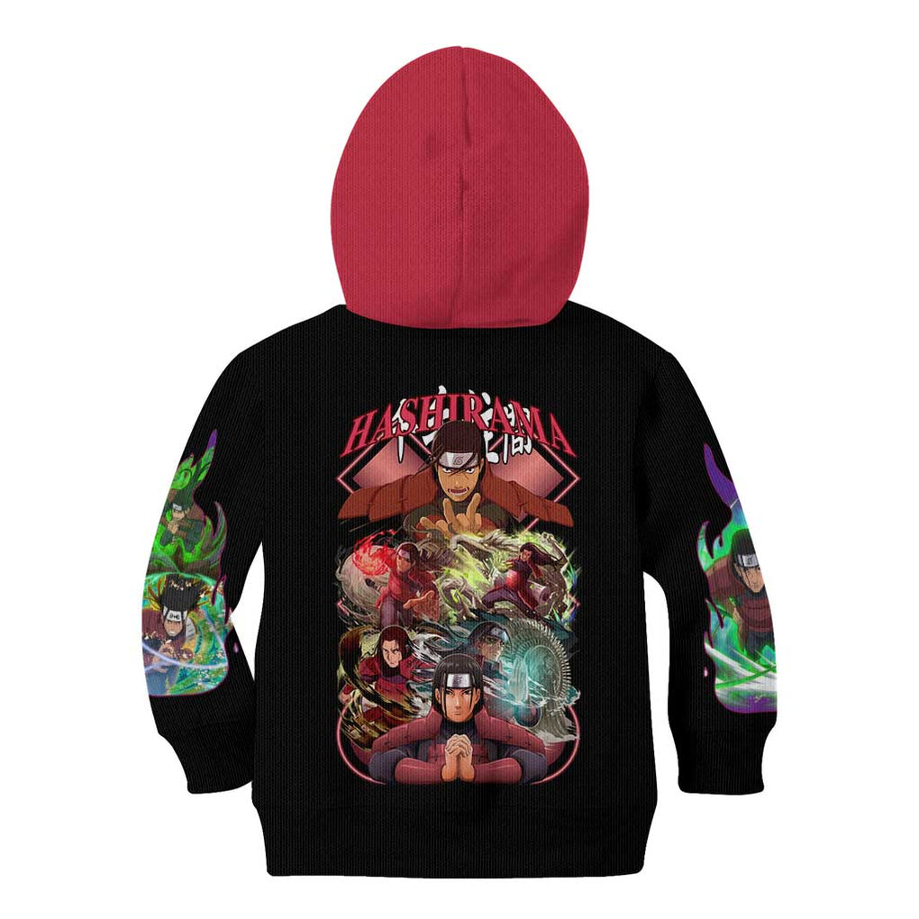 Hashirama Senju V3 Naruto Kid Hoodie Anime Style