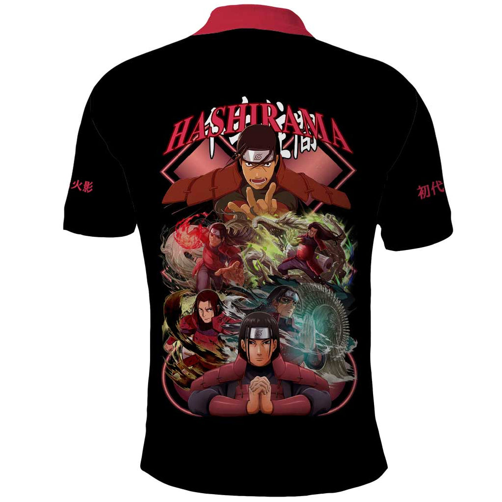 Hashirama Senju V3 Naruto Polo Shirt Anime Style