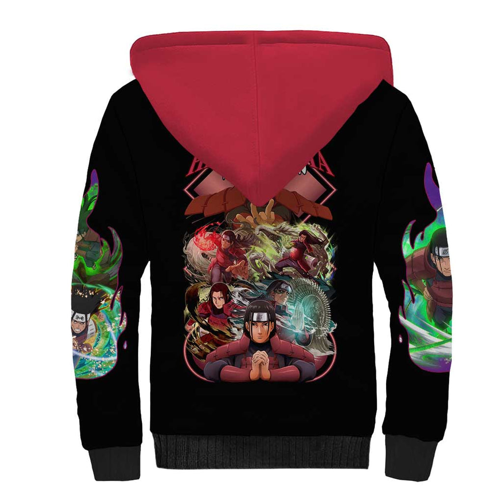 Hashirama Senju V3 Naruto Sherpa Hoodie Anime Style