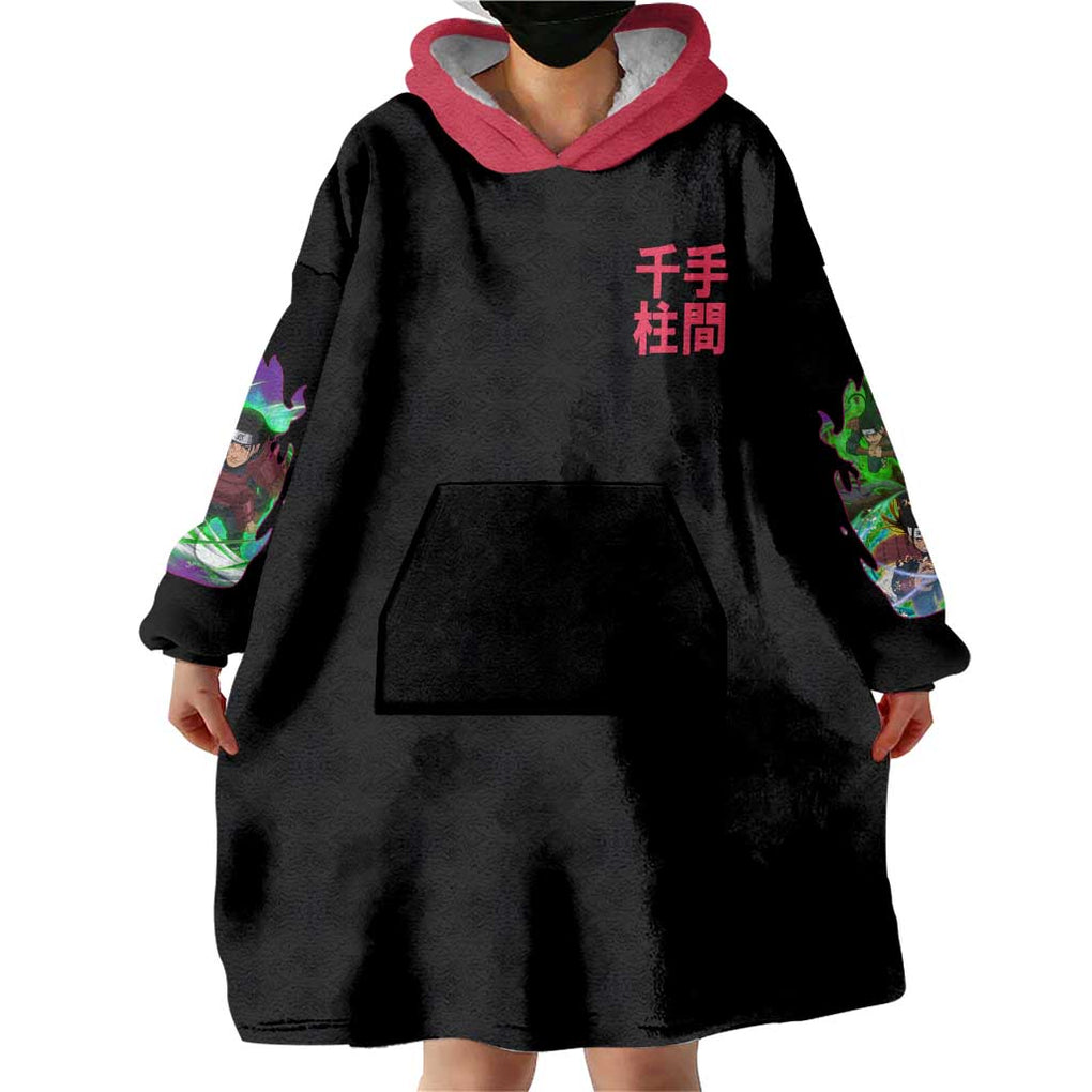 Hashirama Senju V3 Naruto Wearable Blanket Hoodie Anime Style