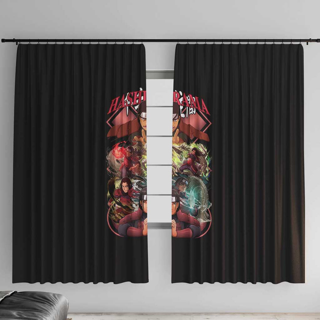 Hashirama Senju V3 Naruto Window Curtain Anime Style