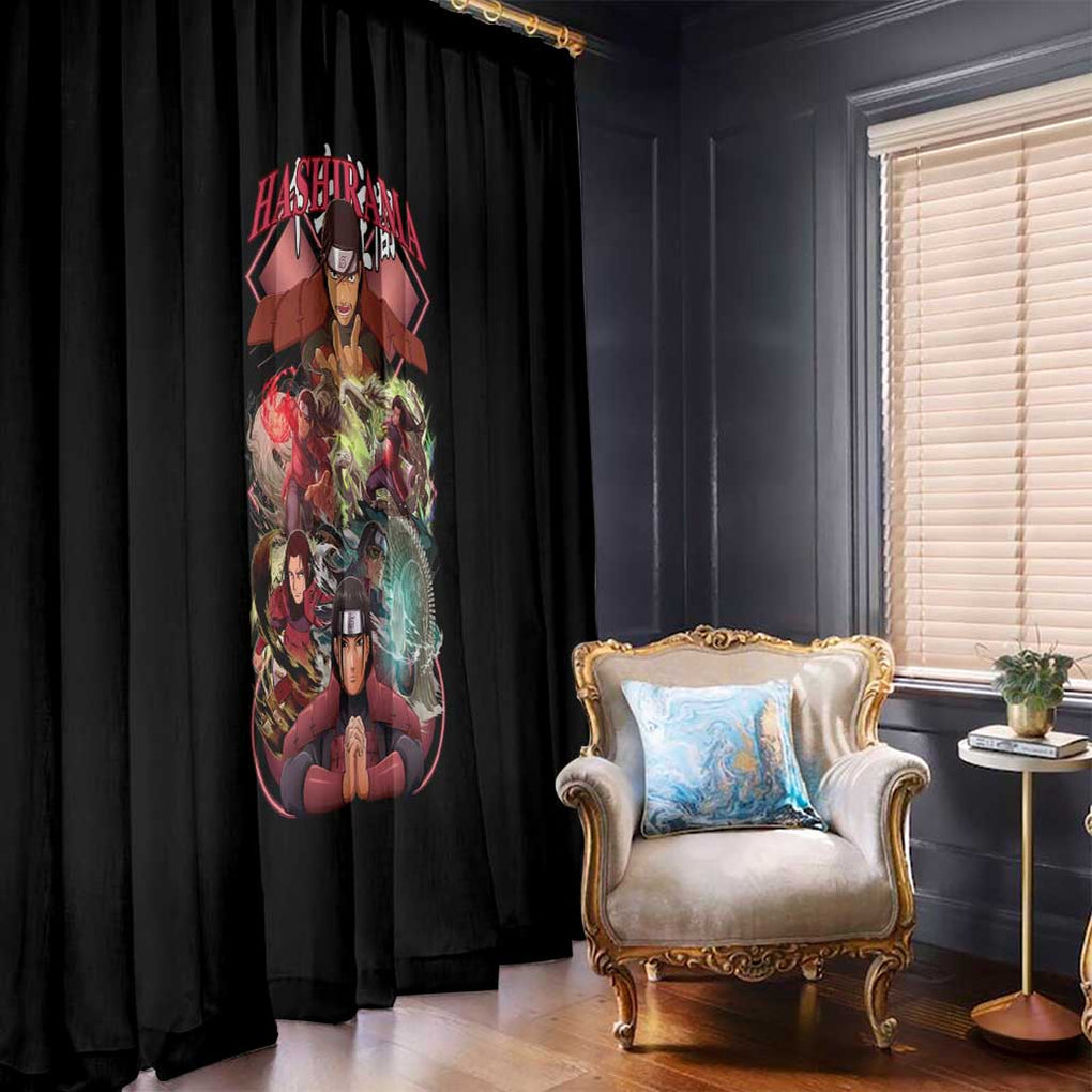 Hashirama Senju V3 Naruto Window Curtain Anime Style