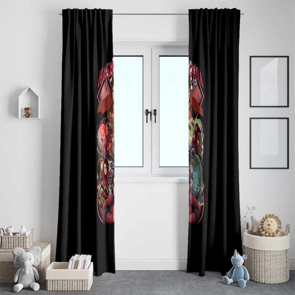 Hashirama Senju V3 Naruto Window Curtain Anime Style