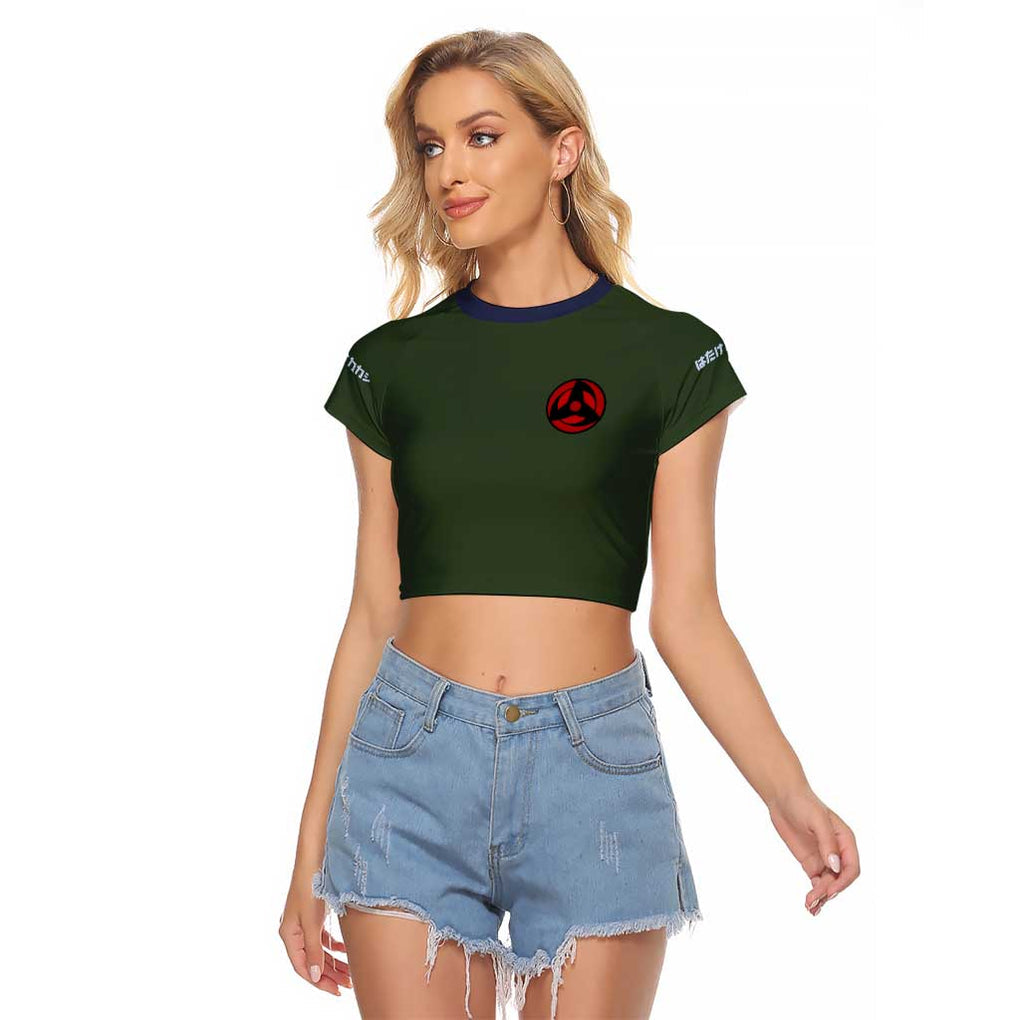 Hatake Kakashi V2 Naruto Raglan Cropped T Shirt Anime Style