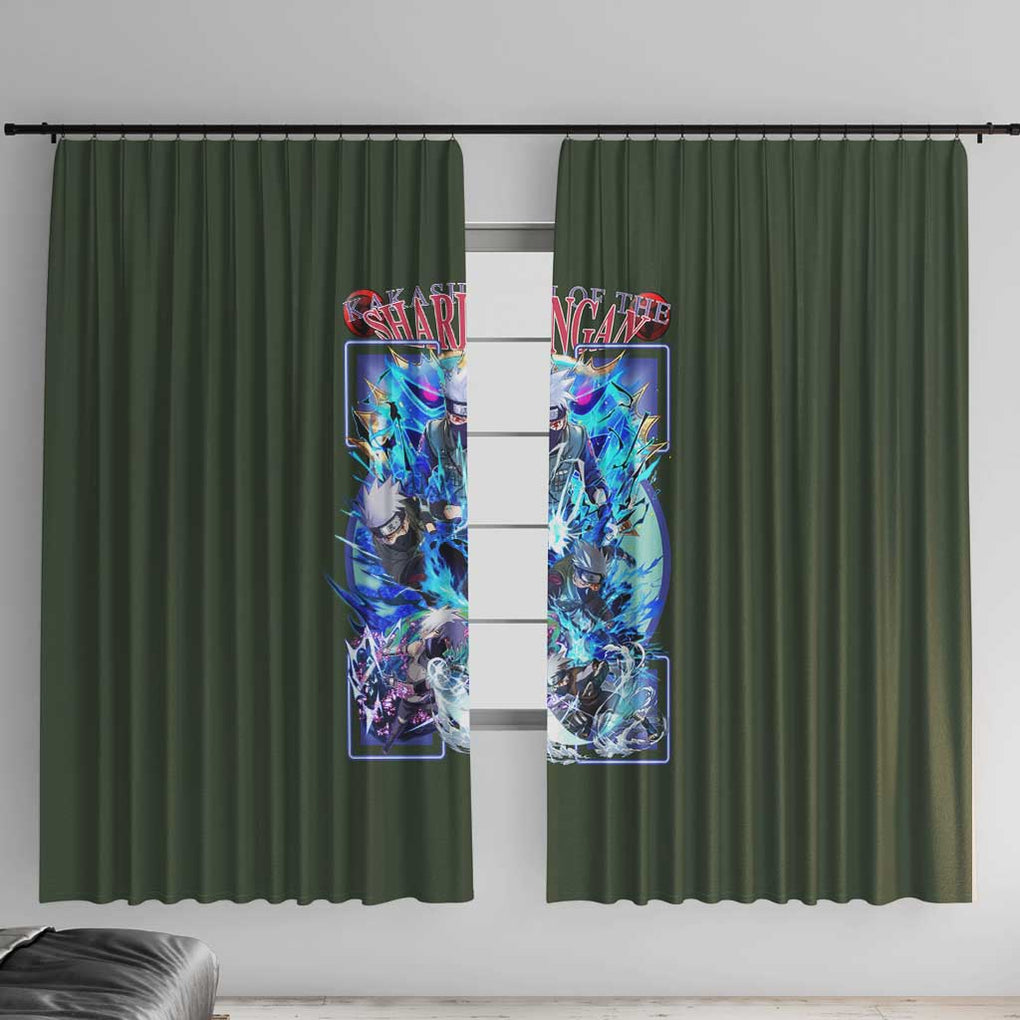 Hatake Kakashi V2 Naruto Window Curtain Anime Style