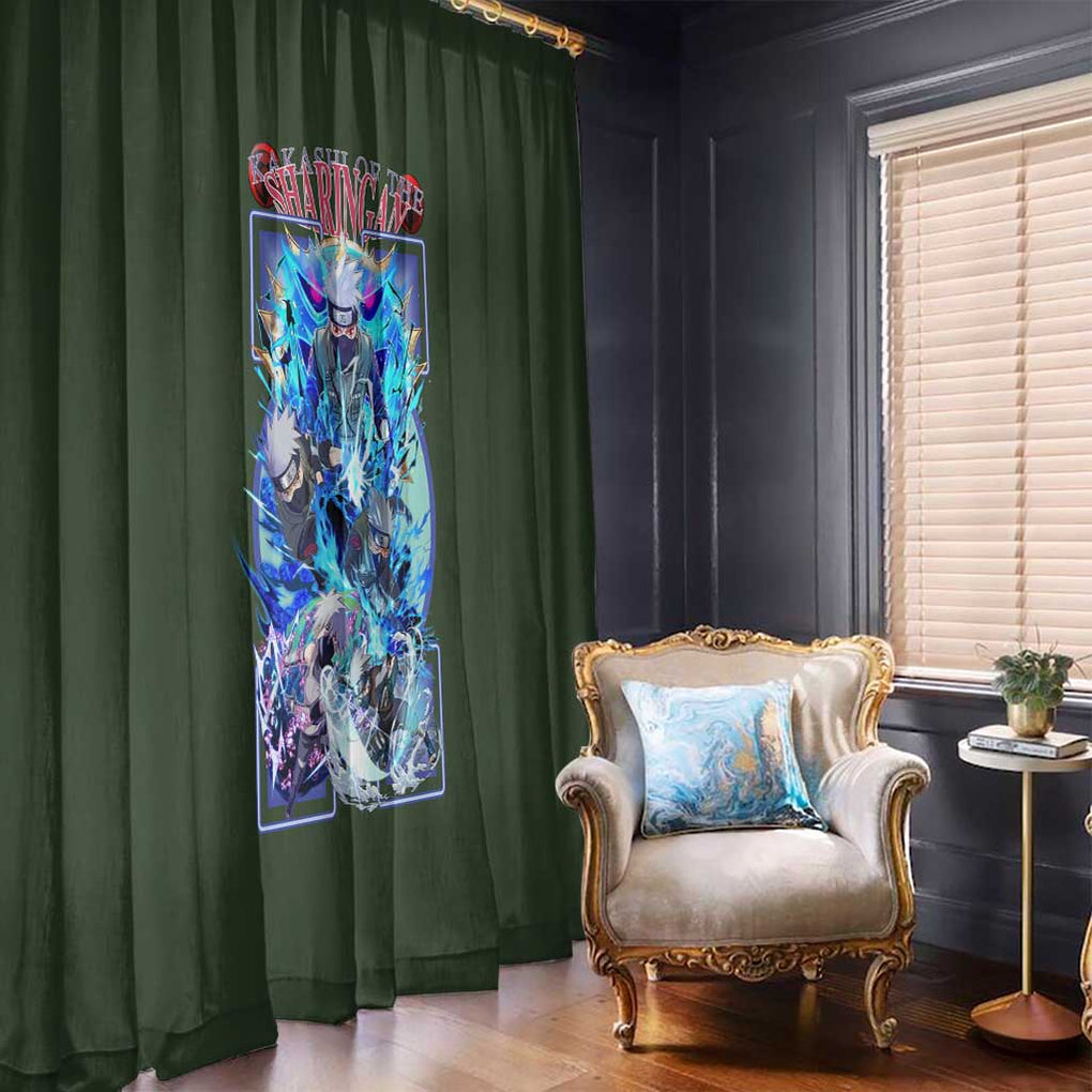 Hatake Kakashi V2 Naruto Window Curtain Anime Style