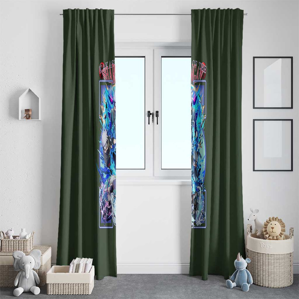 Hatake Kakashi V2 Naruto Window Curtain Anime Style