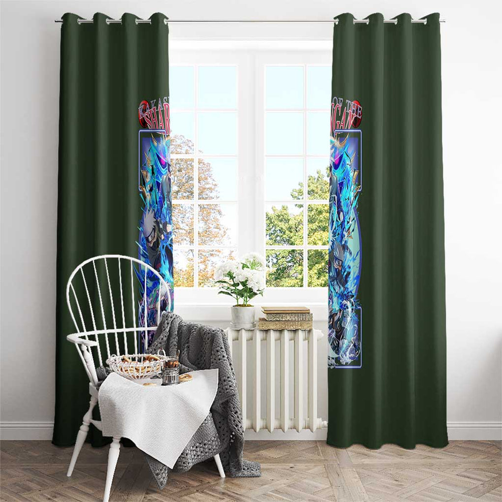 Hatake Kakashi V2 Naruto Window Curtain Anime Style