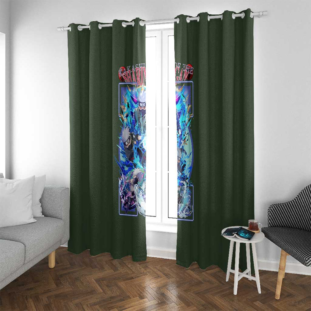 Hatake Kakashi V2 Naruto Window Curtain Anime Style