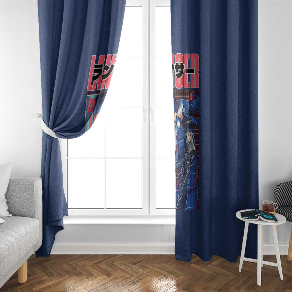 Lancer Fate Stay Night Unlimited Blade Works Window Curtain Anime Style