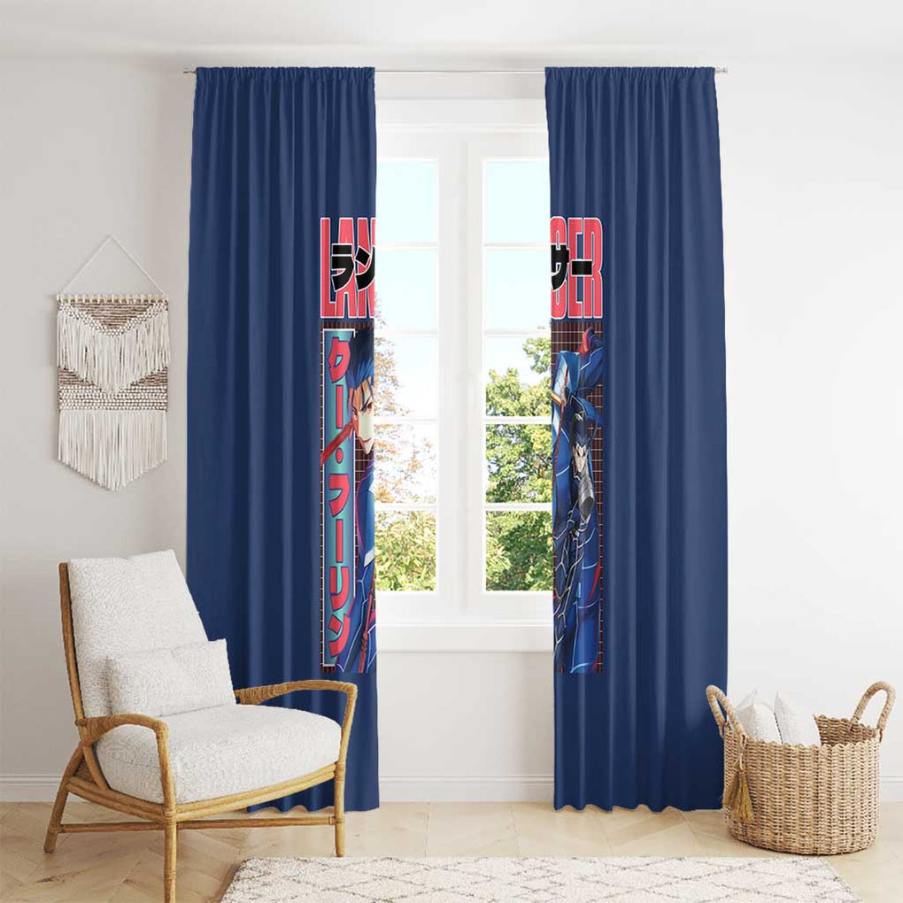 Lancer Fate Stay Night Unlimited Blade Works Window Curtain Anime Style