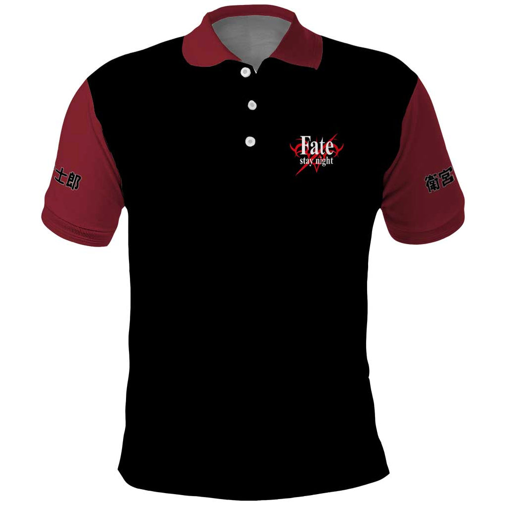 Archer x Emiya Fate Stay Night Unlimited Blade Works Polo Shirt Anime Style