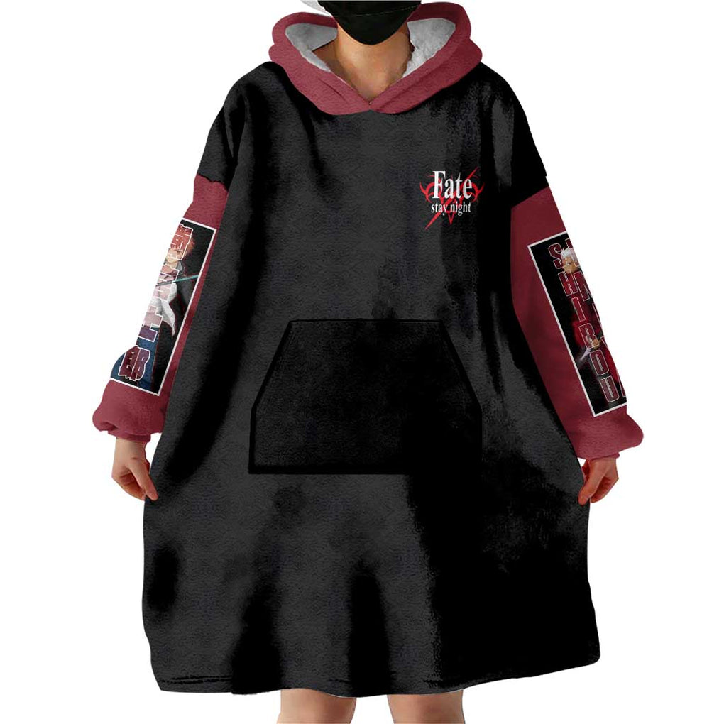 Archer x Emiya Fate Stay Night Unlimited Blade Works Wearable Blanket Hoodie Anime Style