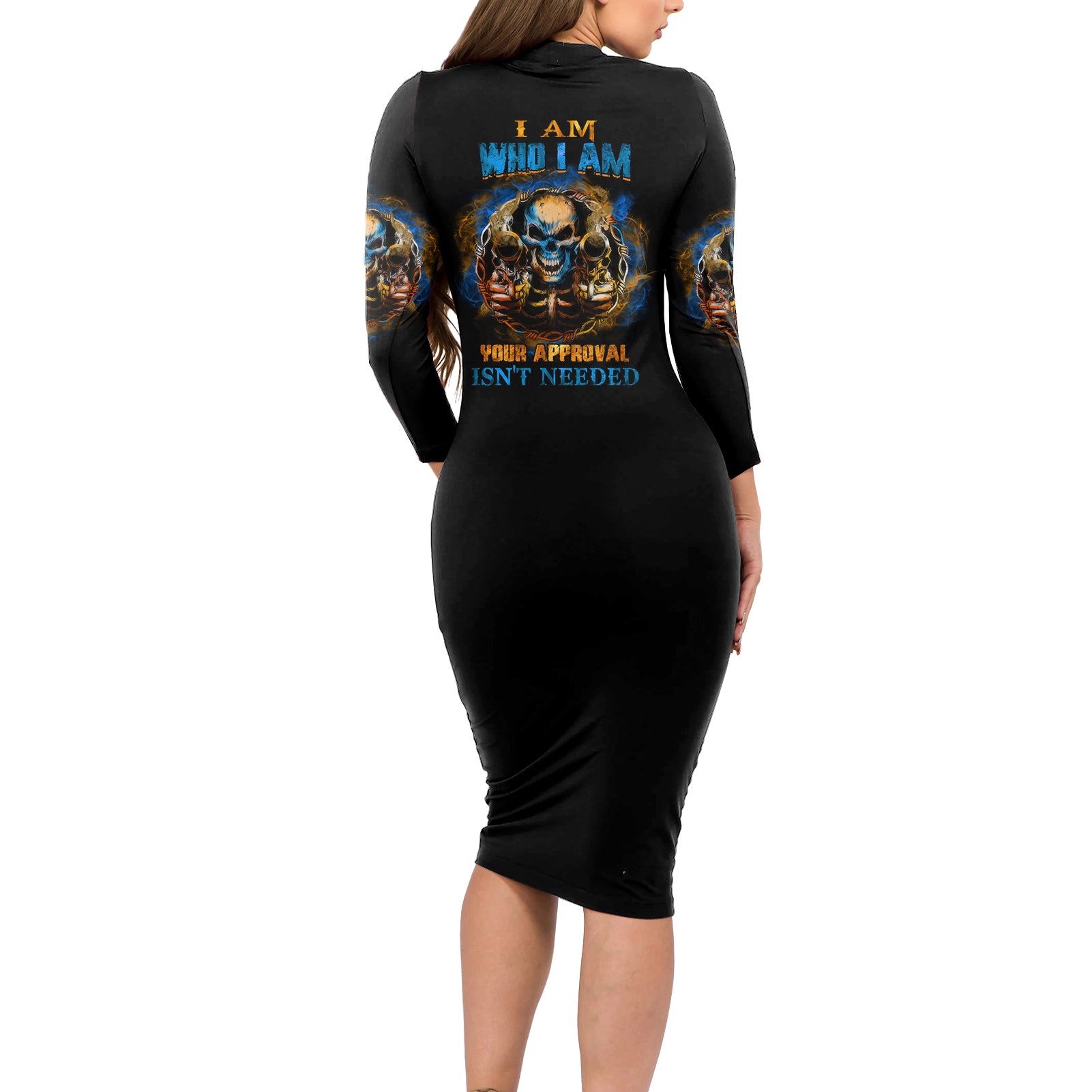 i-am-who-i-am-long-sleeve-bodycon-dress