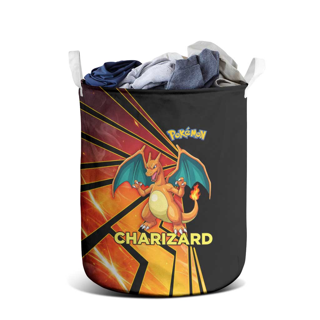 Charizard Poké Laundry Basket Retro Comic Style Explosion