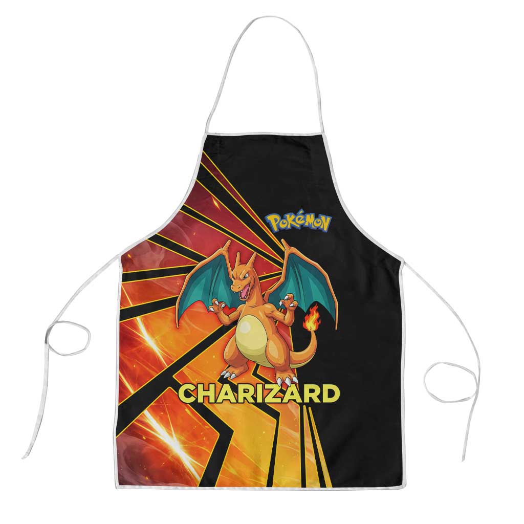 Charizard Poké Apron Retro Comic Style Explosion