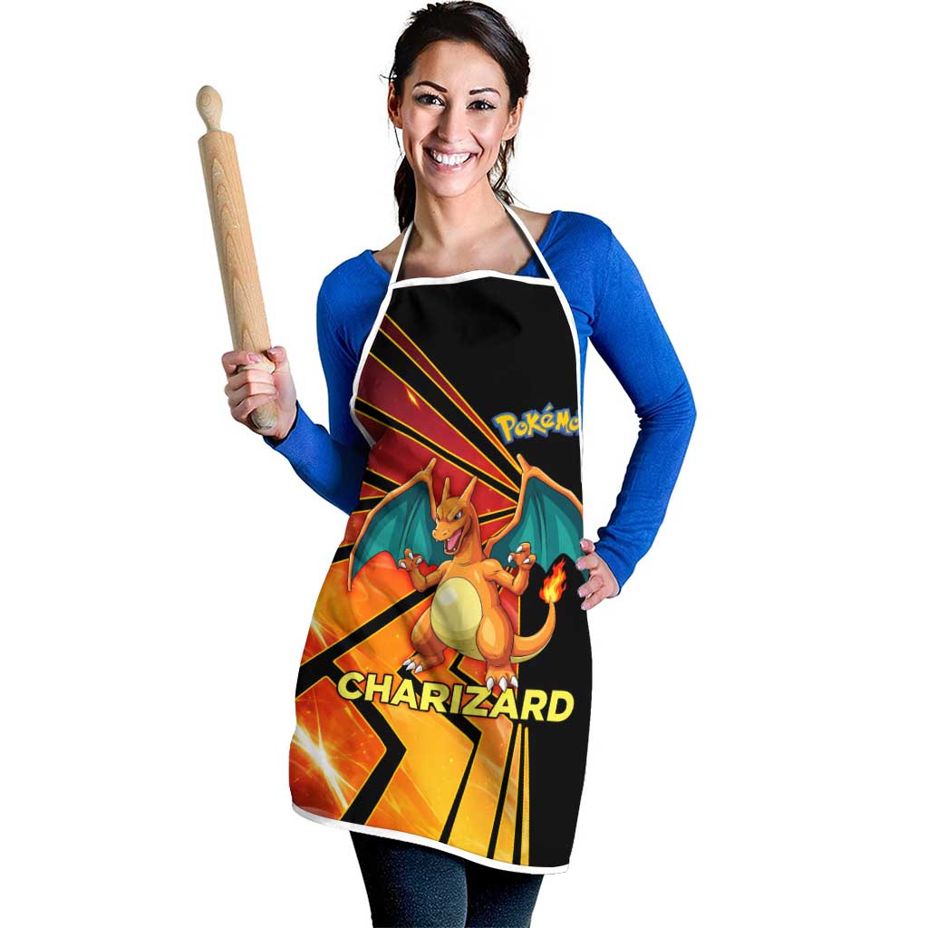 Charizard Poké Apron Retro Comic Style Explosion