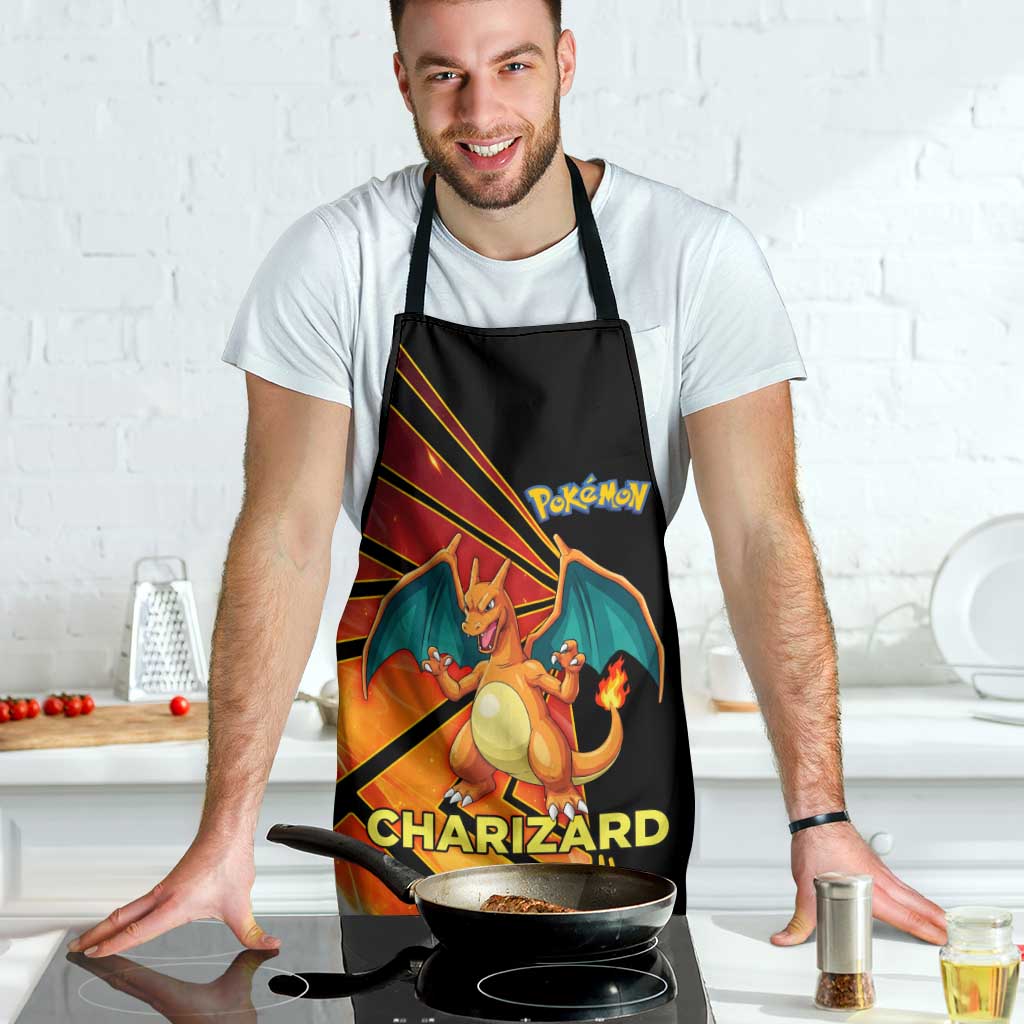Charizard Poké Apron Retro Comic Style Explosion