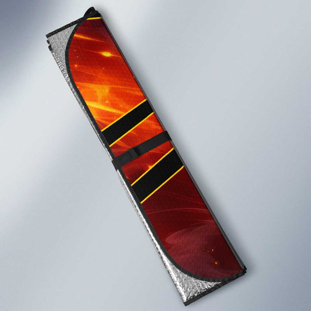 Charizard Poké Auto Sun Shade Retro Comic Style Explosion