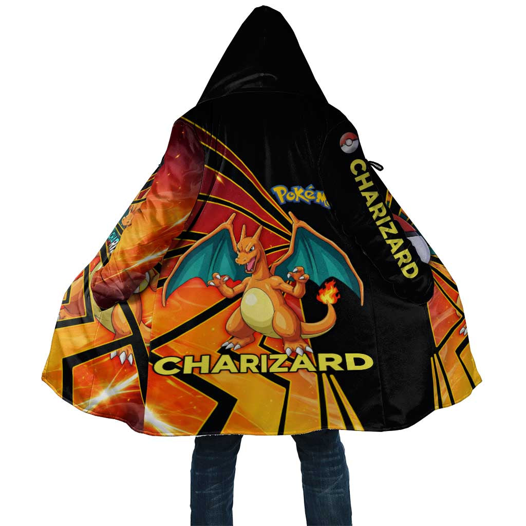 Charizard Poké Cloak Retro Comic Style Explosion