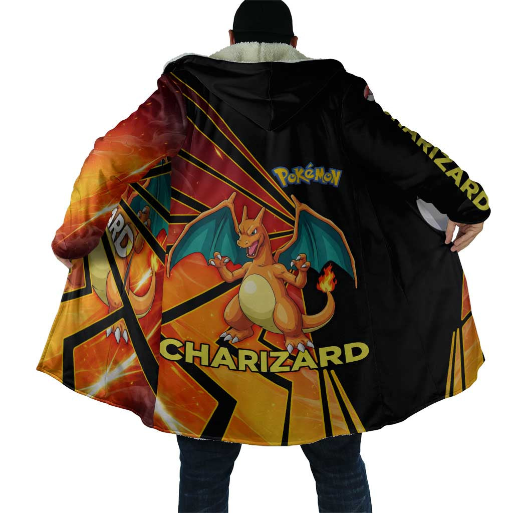 Charizard Poké Cloak Retro Comic Style Explosion