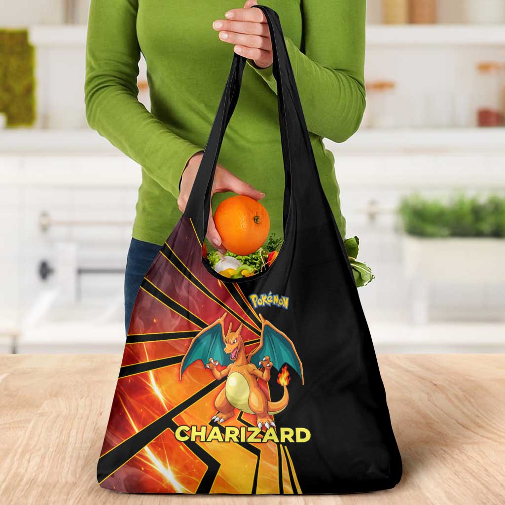 Charizard Poké Grocery Bag Retro Comic Style Explosion